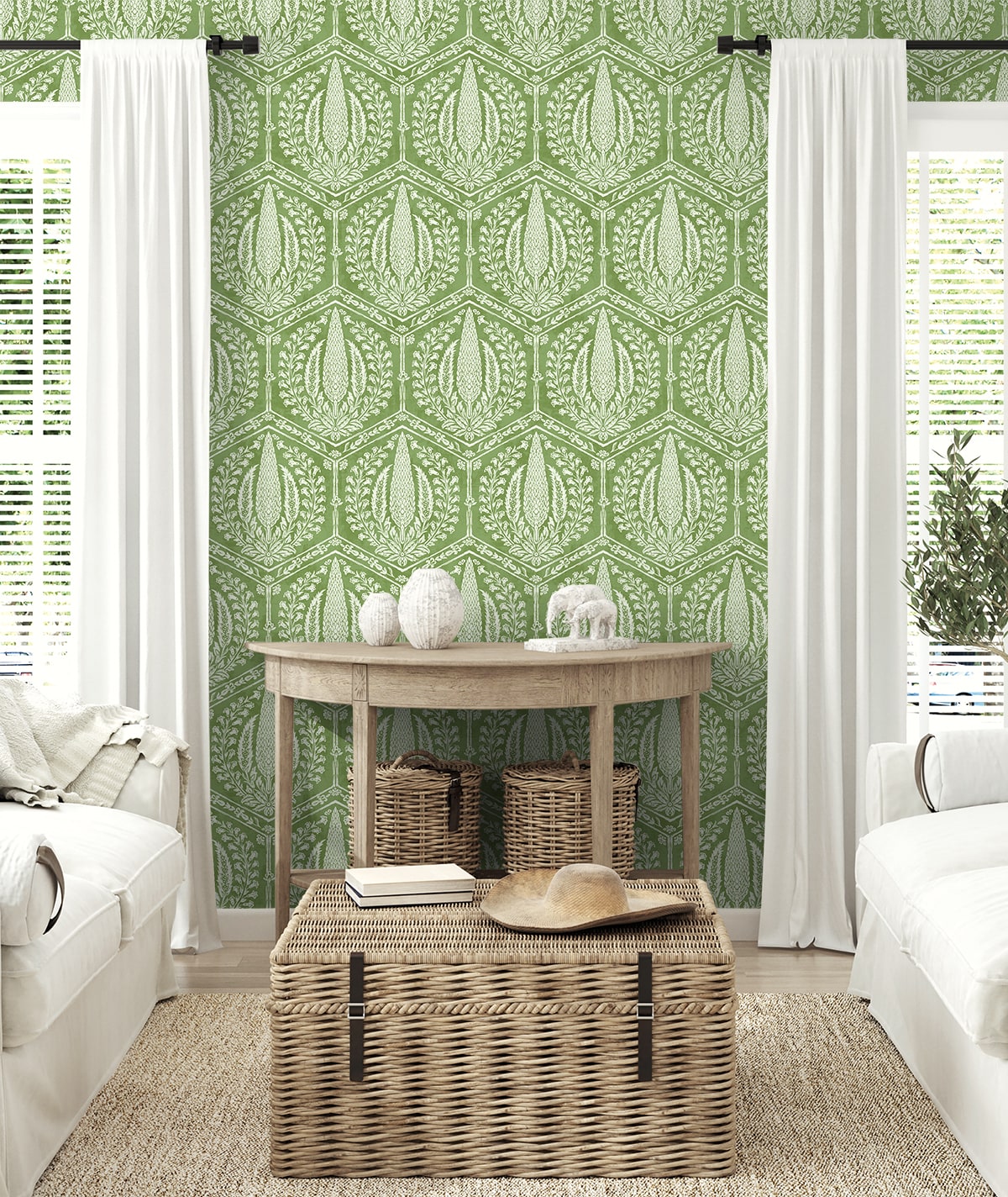 Cyrus Wallpaper by Seabrook Designs ( Summer House Collection)
