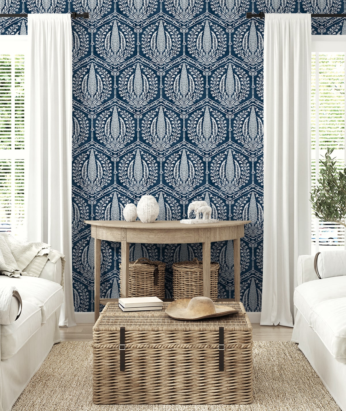 Cyrus Wallpaper by Seabrook Designs ( Summer House Collection)