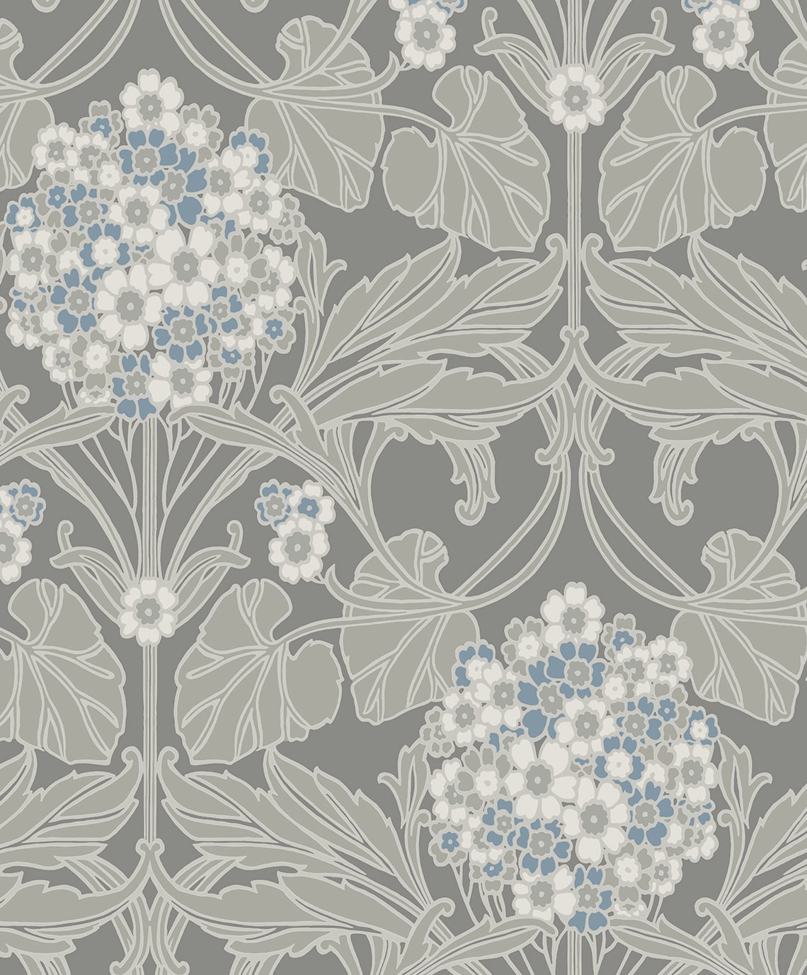 Floral Hydrangea Wallpaper by Seabrook Designs