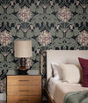 Floral Hydrangea Wallpaper by Seabrook Designs