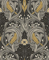 Bird Scroll Wallpaper by Seabrook Designs (Legacy Prints Collection)