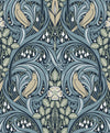 Bird Scroll Wallpaper by Seabrook Designs (Legacy Prints Collection)