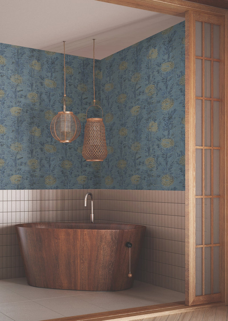 French Marigold Wallpaper by Ronald Redding