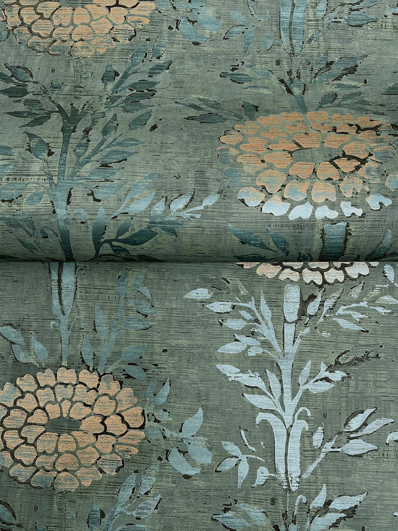 French Marigold Wallpaper by Ronald Redding