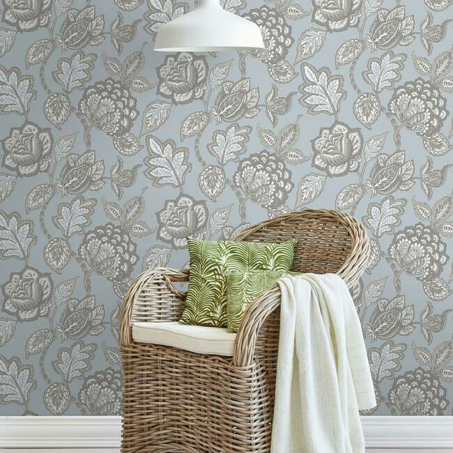Mid Summer Jacobean Wallpaper by York Wallcoverings