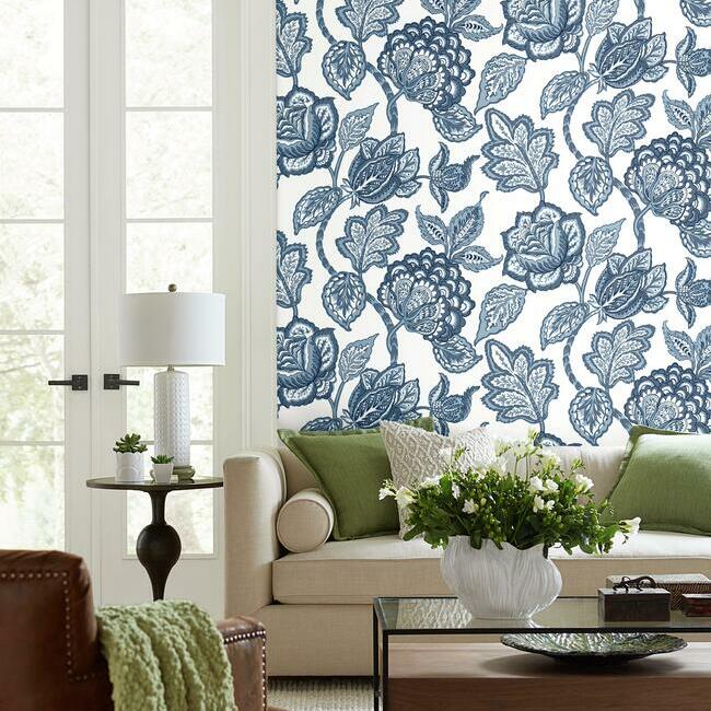 Mid Summer Jacobean Wallpaper by York Wallcoverings