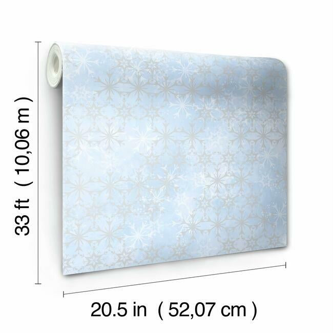 Disney Frozen 2 Snowflake Wallpaper by York Wallcoverings