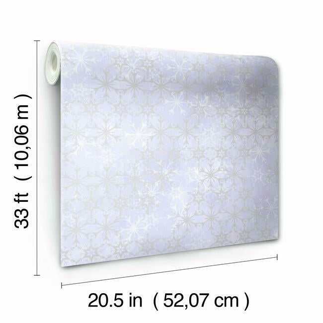 Disney Frozen 2 Snowflake Wallpaper by York Wallcoverings