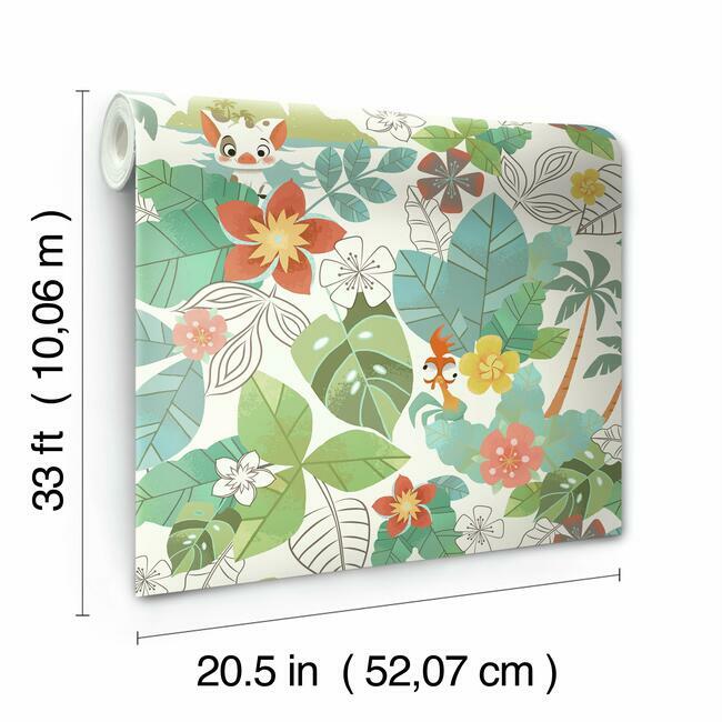 Disney Moana Jungle Wallpaper by York Wallcoverings
