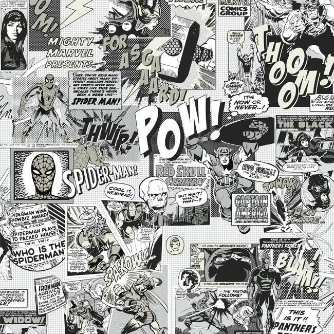 Marvel Comics Pow! Wallpaper by York Wallcoverings