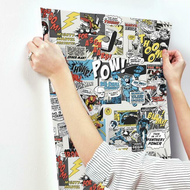 Marvel Comics Pow! Wallpaper by York Wallcoverings