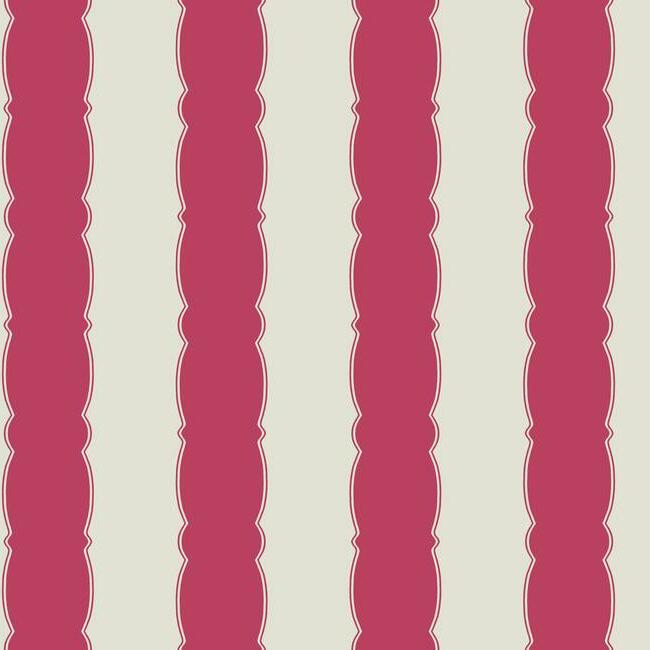 Scallop Stripe Wallpaper by York Wallcoverings