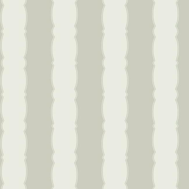 Scallop Stripe Wallpaper by York Wallcoverings