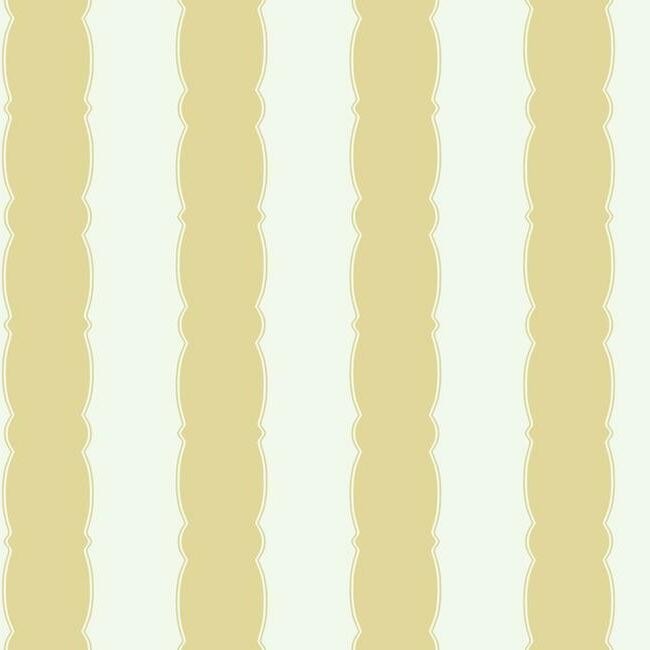 Scallop Stripe Wallpaper by York Wallcoverings