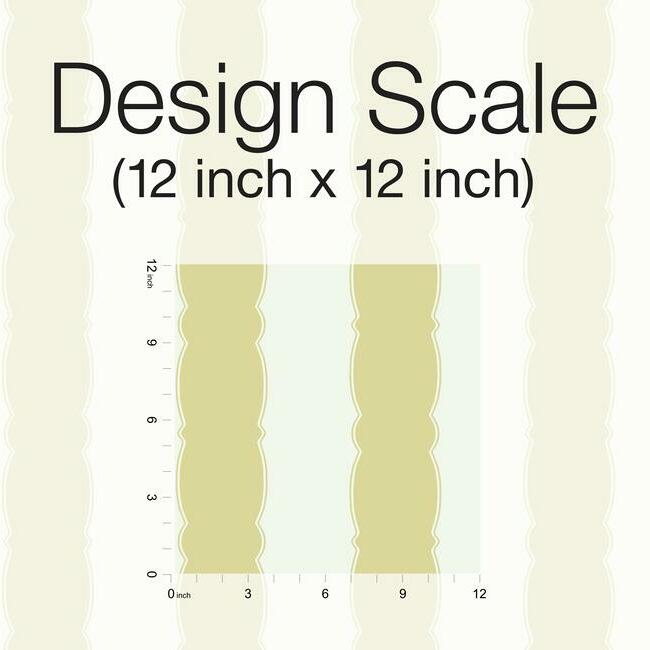 Scallop Stripe Wallpaper by York Wallcoverings