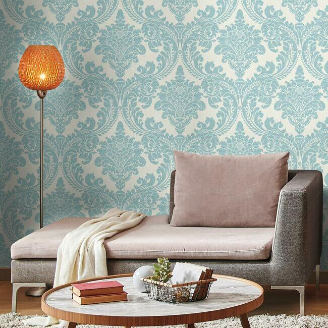 Tapestry Damask Wallpaper by York Wallcoverings