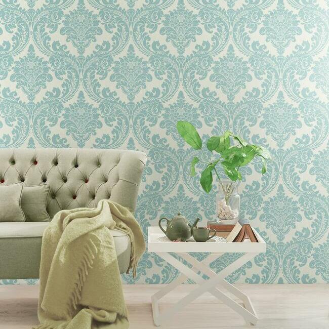 Tapestry Damask Wallpaper by York Wallcoverings