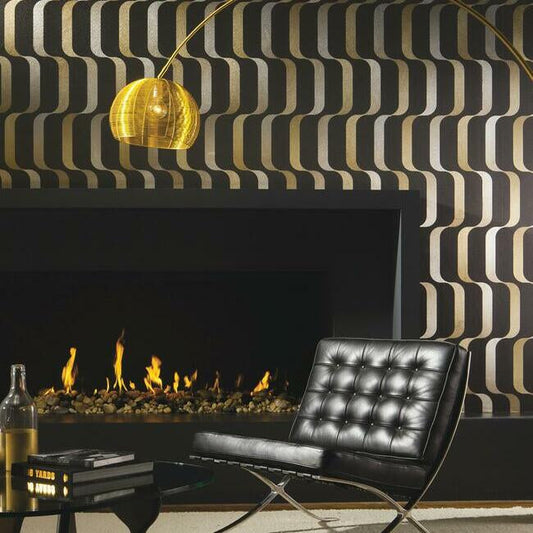 Ribbon Wallpaper by York Wallcoverings
