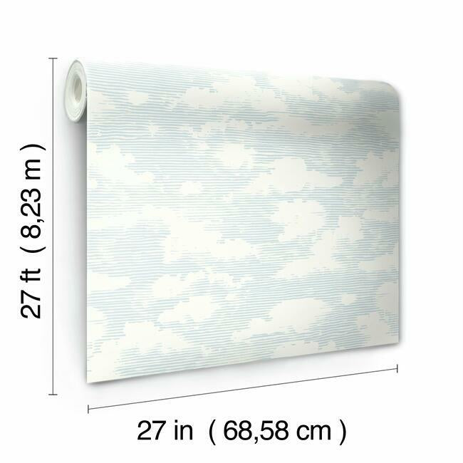 Cloud Cover Wallpaper by York Wallcoverings