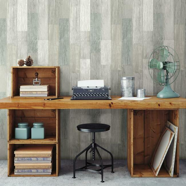 Pallet Board Wallpaper by York Wallcoverings