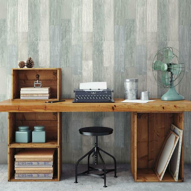 Pallet Board Wallpaper by York Wallcoverings