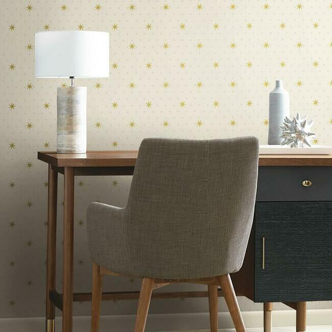 Stella Star Wallpaper by York Wallcoverings