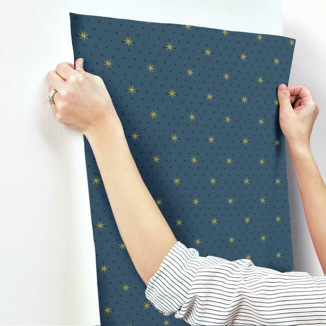 Stella Star Wallpaper by York Wallcoverings