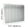 Broken Bouclé Stripe Wallpaper by York Wallcoverings