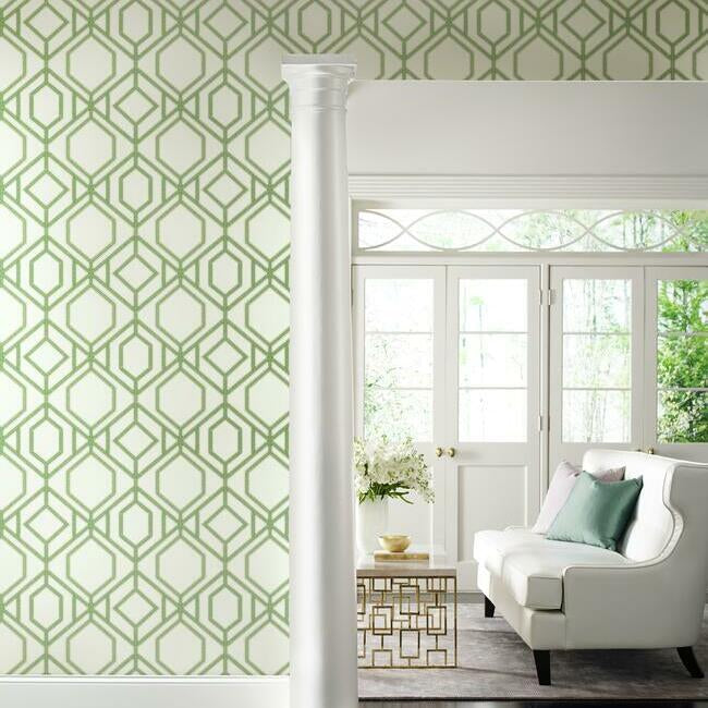 Sawgrass Trellis Wallpaper by York Wallcoverings