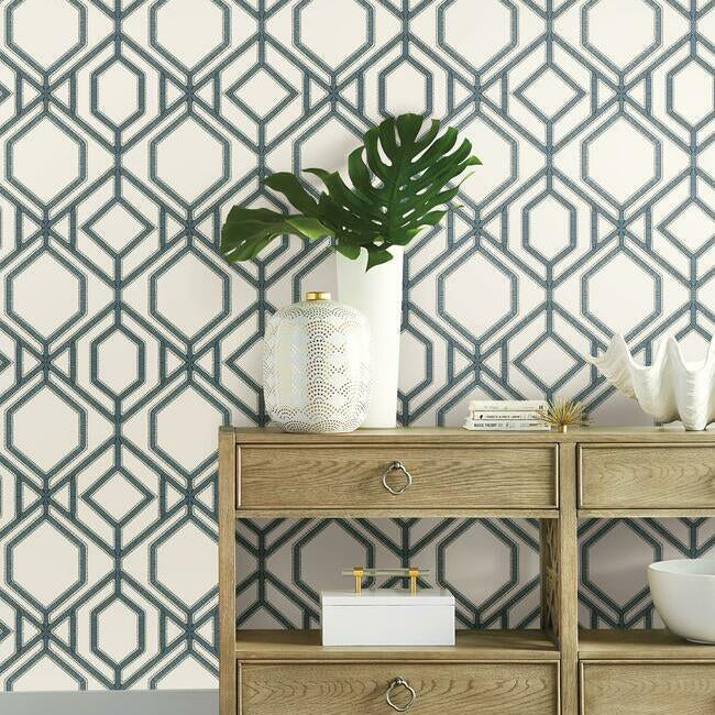 Sawgrass Trellis Wallpaper by York Wallcoverings