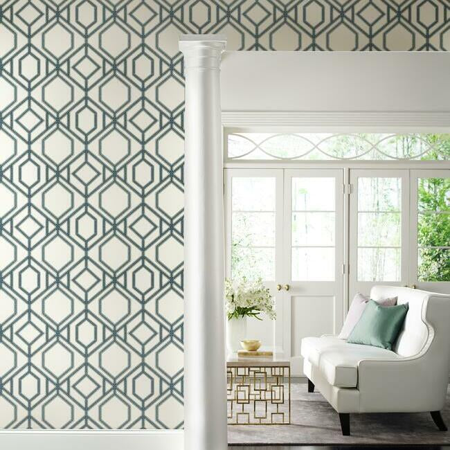 Sawgrass Trellis Wallpaper by York Wallcoverings