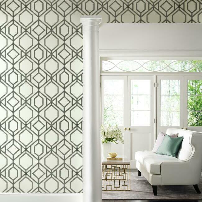 Sawgrass Trellis Wallpaper by York Wallcoverings