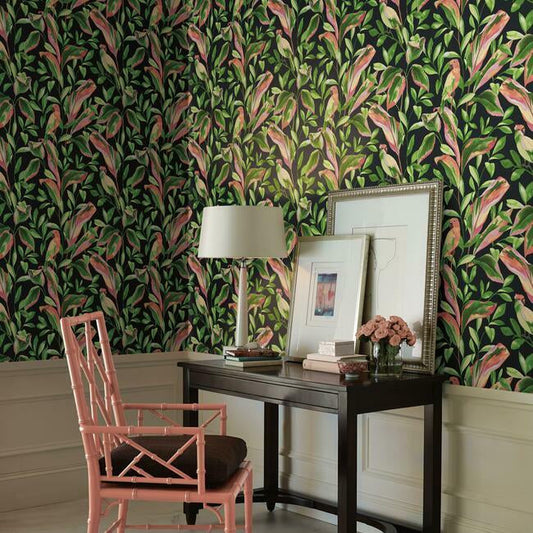 Tropical Lovebirds Wallpaper by York Wallcoverings