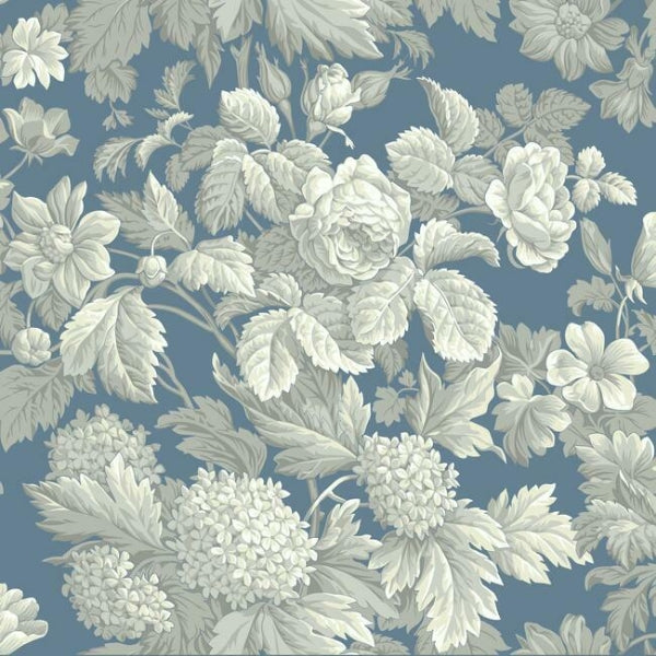 Antique Floral Wedgewood Wallpaper by York Wallcoverings