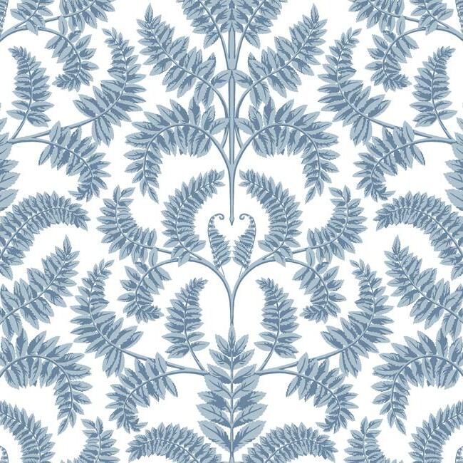 Royal Fern Damask Wallpaper by York Wallcoverings