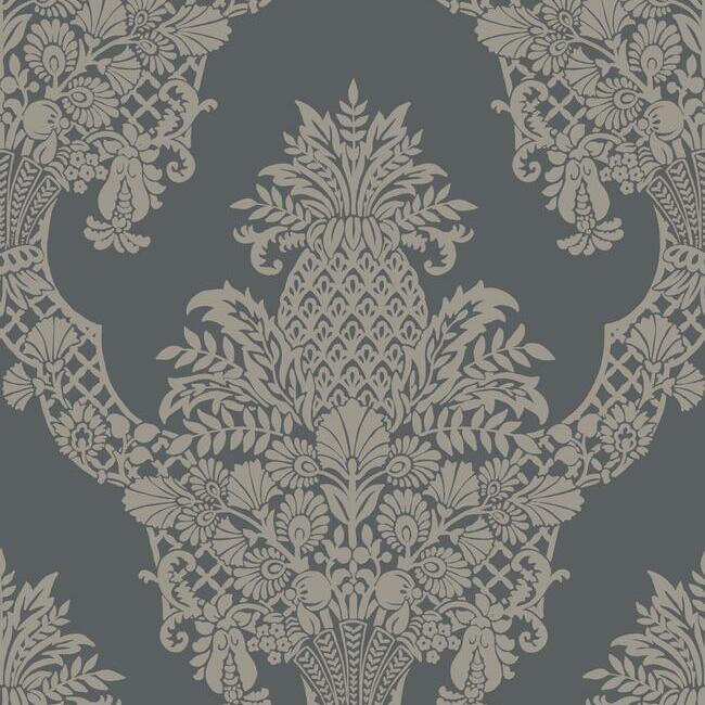 Pineapple Plantation Damask by York Wallcoverings