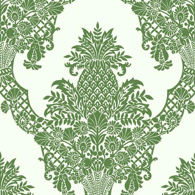 Pineapple Plantation Damask by York Wallcoverings