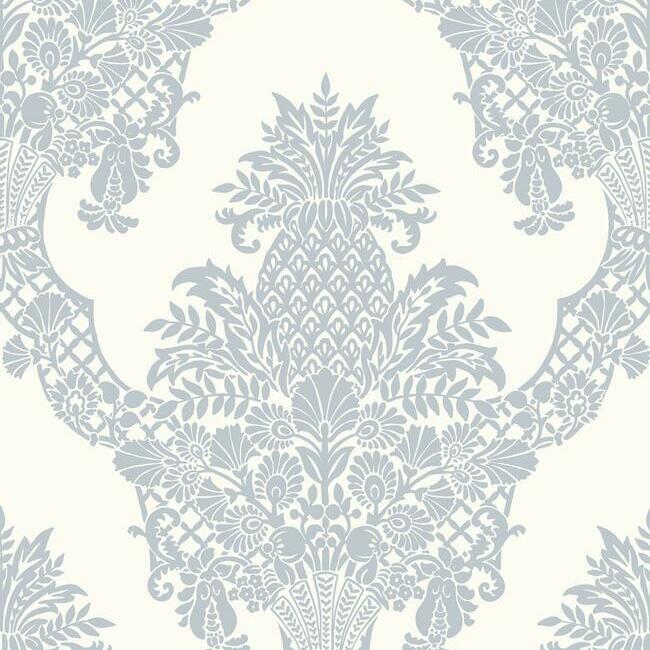 Pineapple Plantation Damask by York Wallcoverings