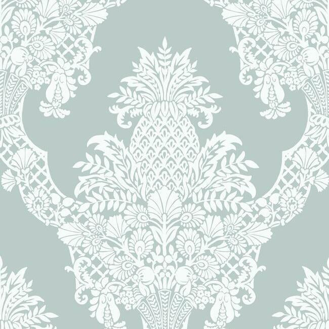 Pineapple Plantation Damask by York Wallcoverings