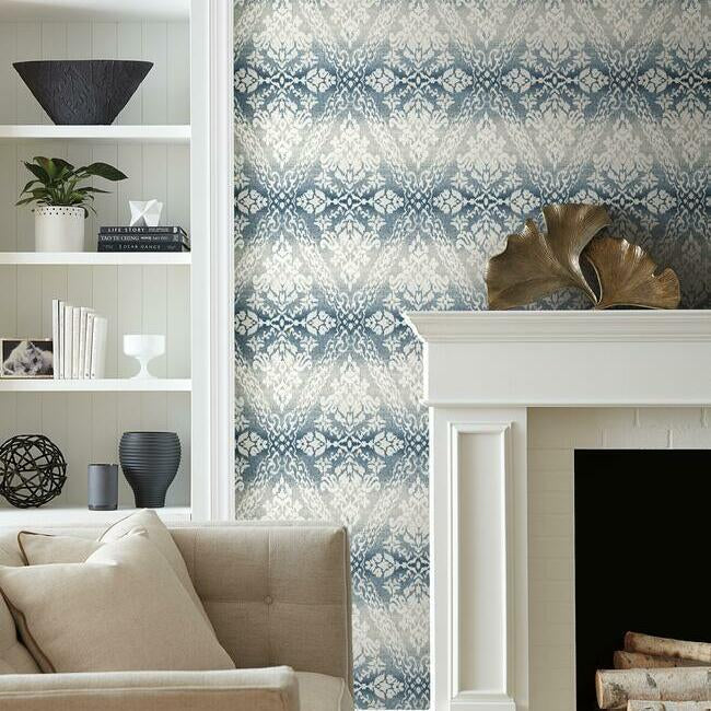 Tudor Diamond Damask Wallpaper by York Wallcoverings