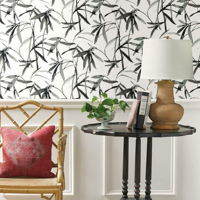 Bamboo Ink Wallpaper by York Wallcoverings