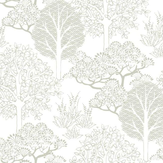 Kimono Trees Wallpaper by York Wallcoverings