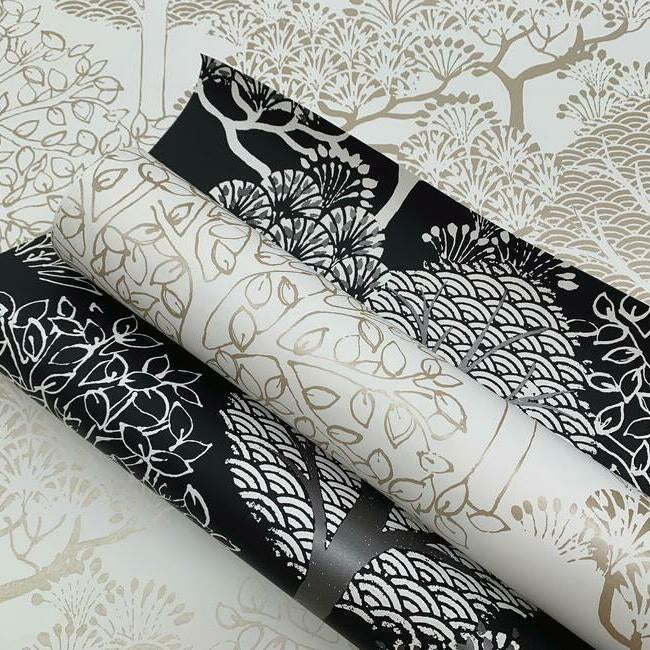 Kimono Trees Wallpaper by York Wallcoverings