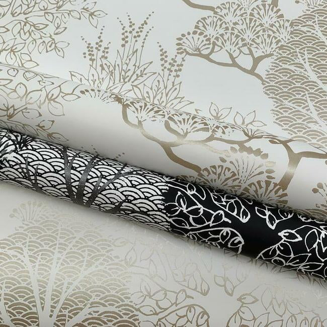 Kimono Trees Wallpaper by York Wallcoverings
