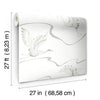 Soaring Cranes Wallpaper by York Wallcoverings