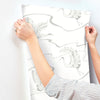 Soaring Cranes Wallpaper by York Wallcoverings