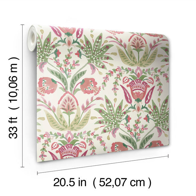 Seaside Jacobean Wallpaper by York Wallcoverings