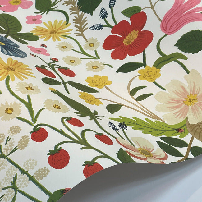 Strawberry Fields Wallpaper by Rifle Paper Co.