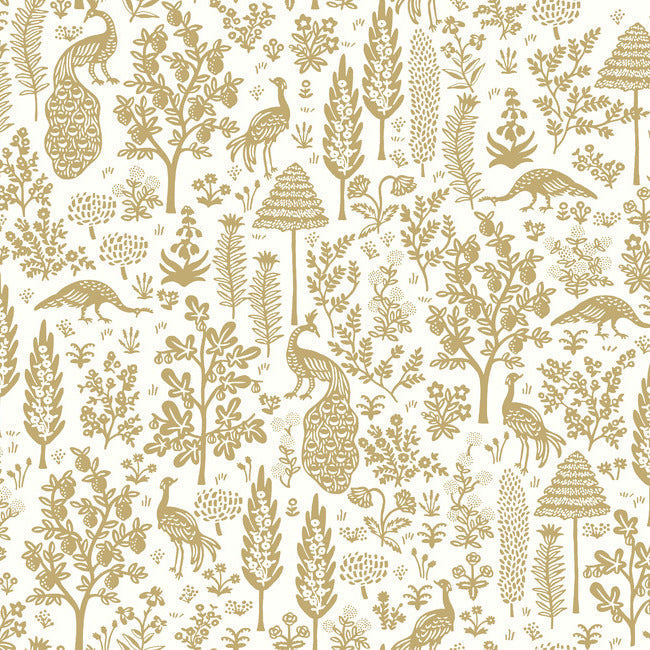 Menagerie Toile Wallpaper by Rifle Paper Co.