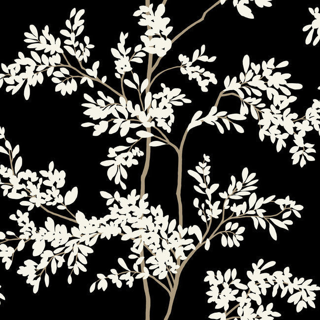 Lunaria Silhouette Wallpaper by York Wallcoverings